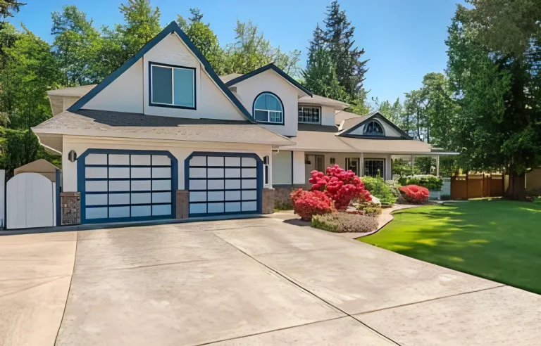 concrete driveway and nice looking house in royal palm beach fl